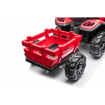 Traktor BLAST Z Przyczepką Czerwony